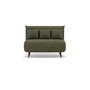 Voir la diapositive 1 : BEST MOBILIER Lumi - banquette convertible clic-clac 2 places en velours côtelé