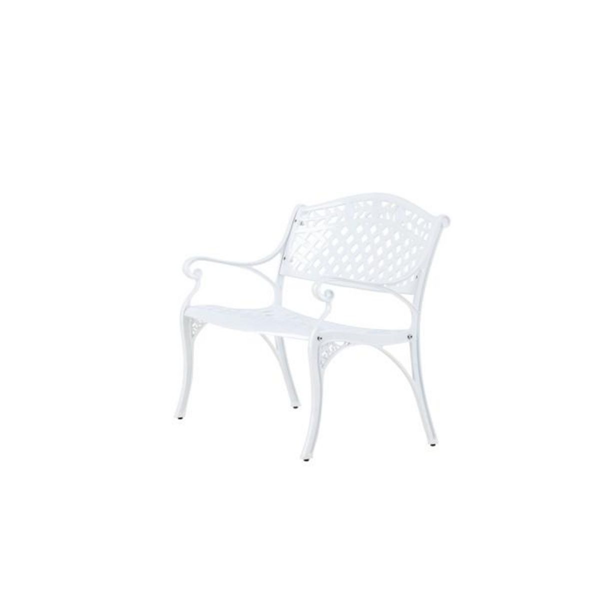 Paris Prix Banc de Jardin Design  Mafra  100cm Blanc