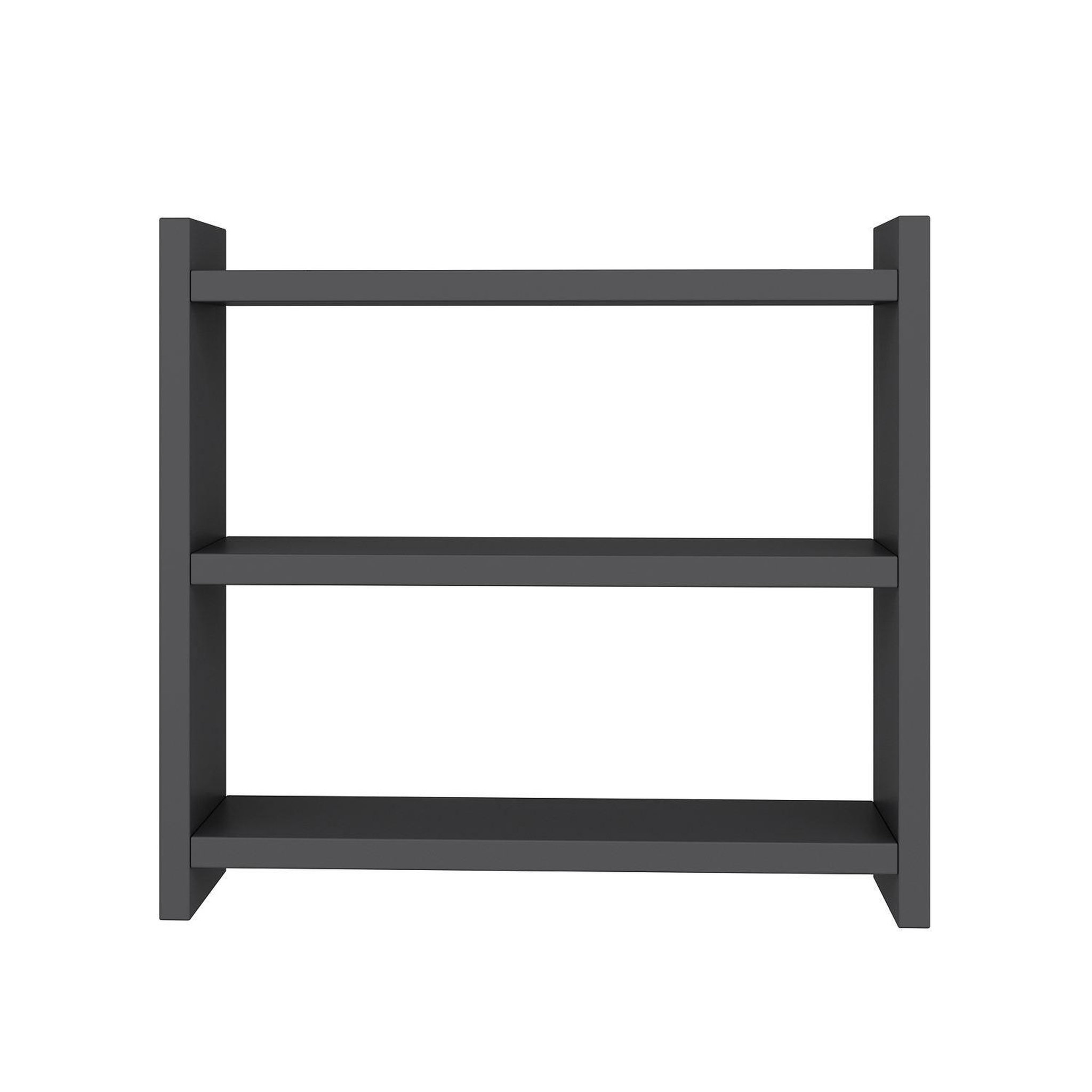 Habitat et Jardin Étagère de cuisine en bois  cosmic  - 44 x 10 x 40 cm - gris anthracite