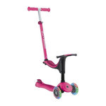 Globber Trottinette 3 roues évolutive - GLOBBER - SPORTY LIGHTS - Rose - Lumineuses - Porteur, draisienne, trottinette - Siege - des 15