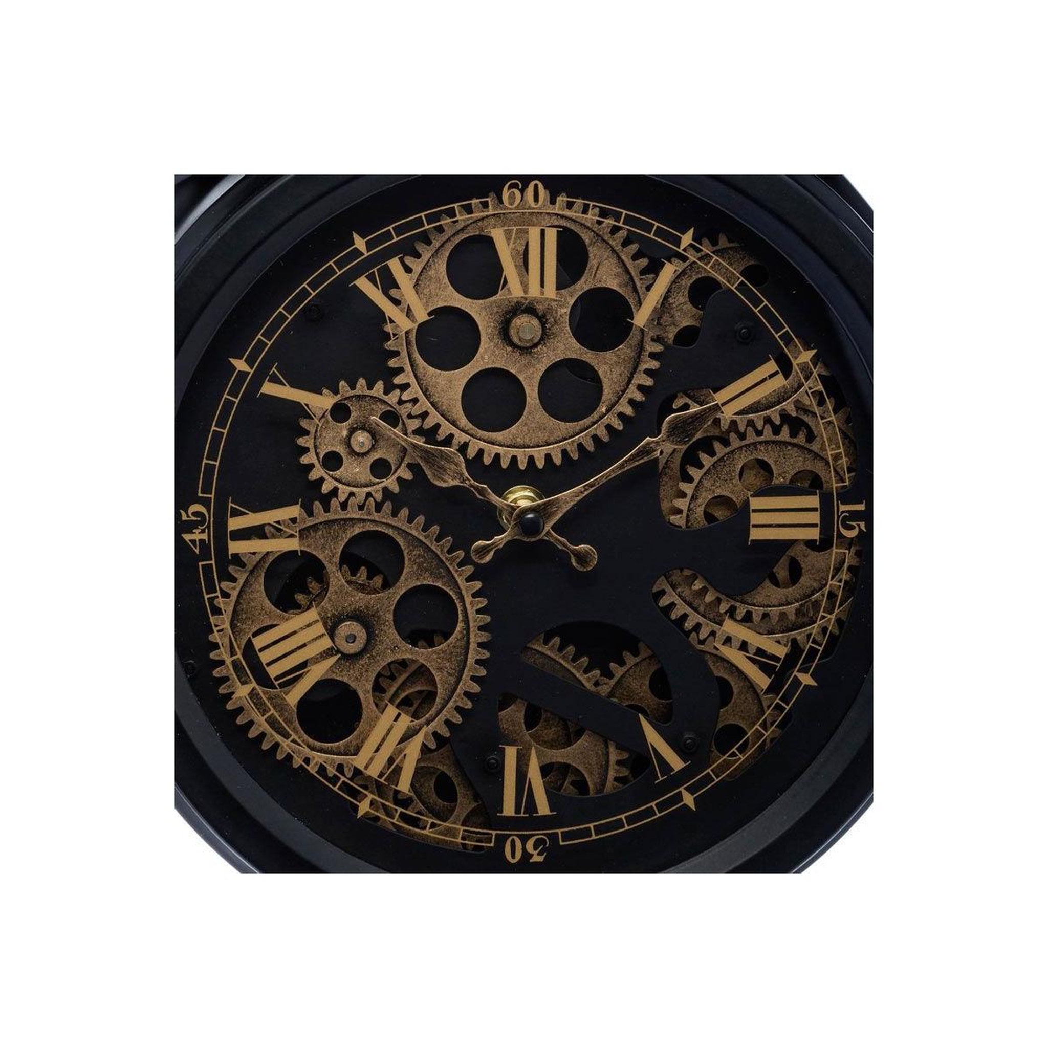 Voir la diapositive 3 : ATMOSPHERA Horloge à poser en métal  janis  33cm noir