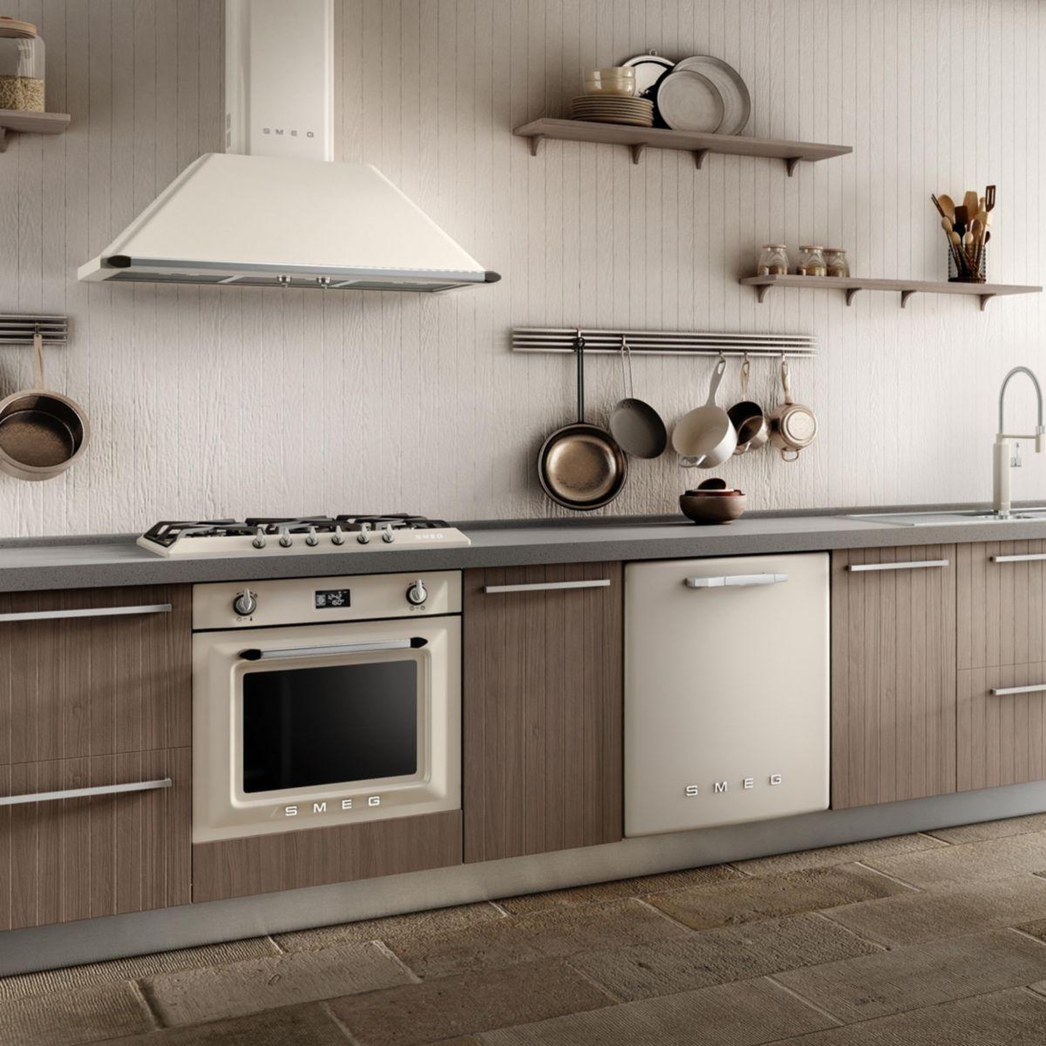 Voir la diapositive 3 : SMEG Lave vaisselle encastrable stfabcr3