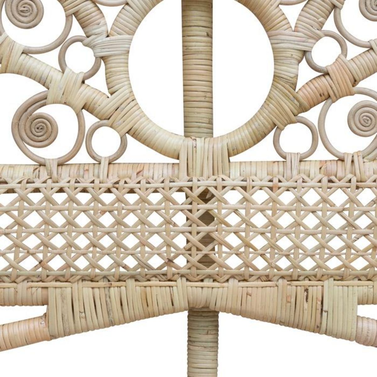 Rendez vous déco Tête de lit 140 cm en rotin naturel - Gabriella