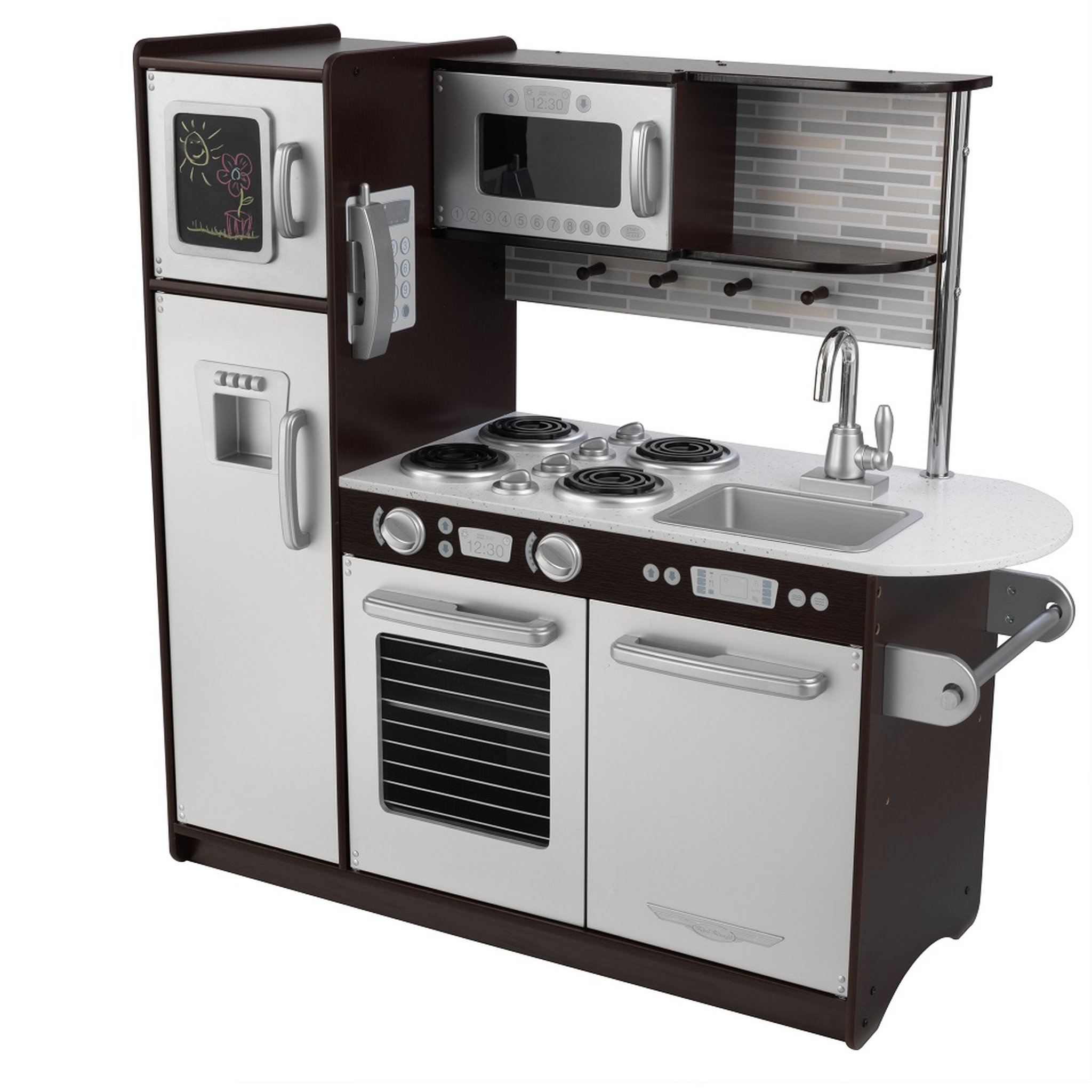 Voir la diapositive 1 : Kidkraft Cuisine Uptown expresso en bois - Jouet imitation