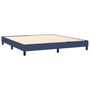 Voir la diapositive 4 : VIDAXL Sommier a lattes de lit avec matelas Bleu 180x200 cm Tissu