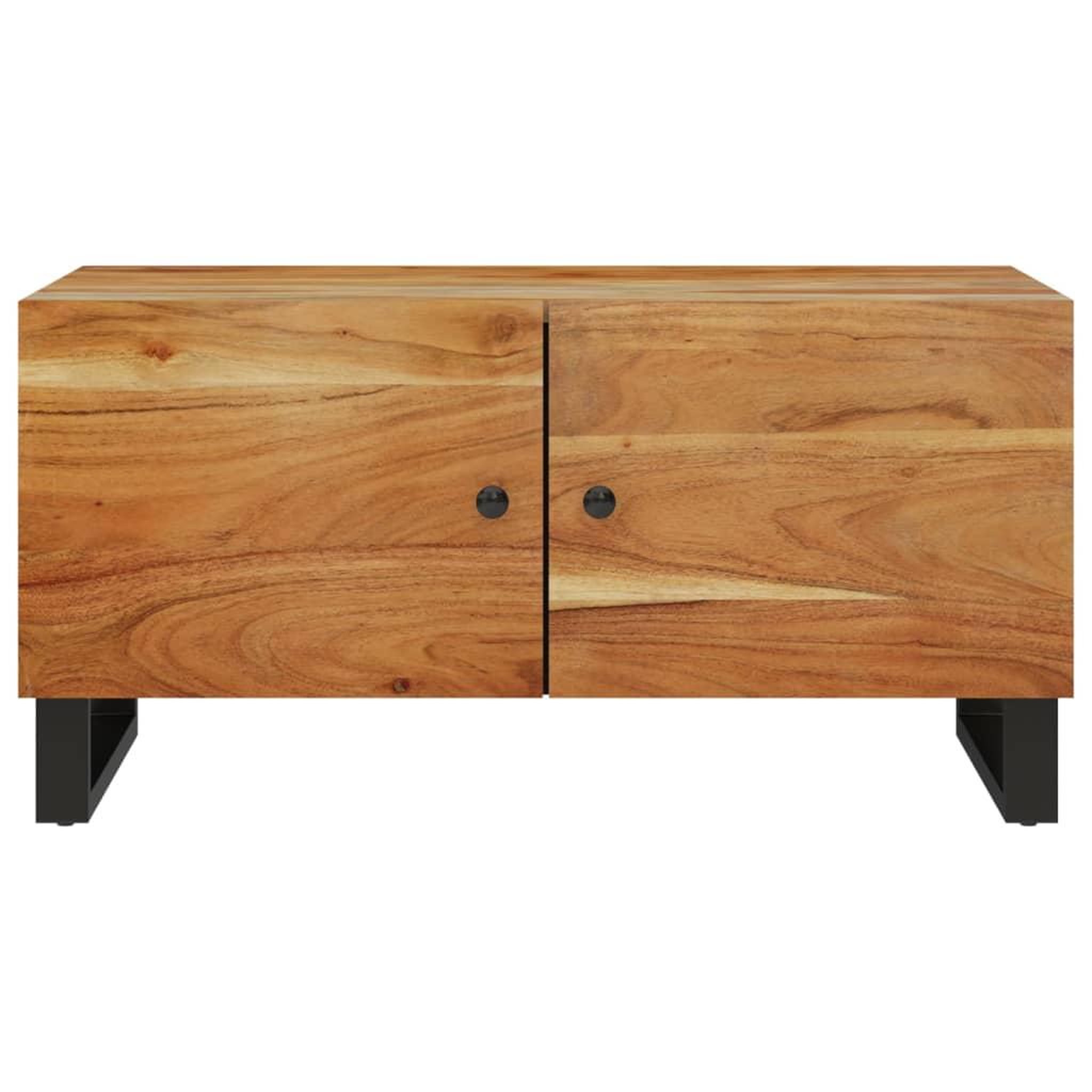 Voir la diapositive 4 : VIDAXL Table basse 80x50x40 cm Bois d'acacia solide et d'ingenierie