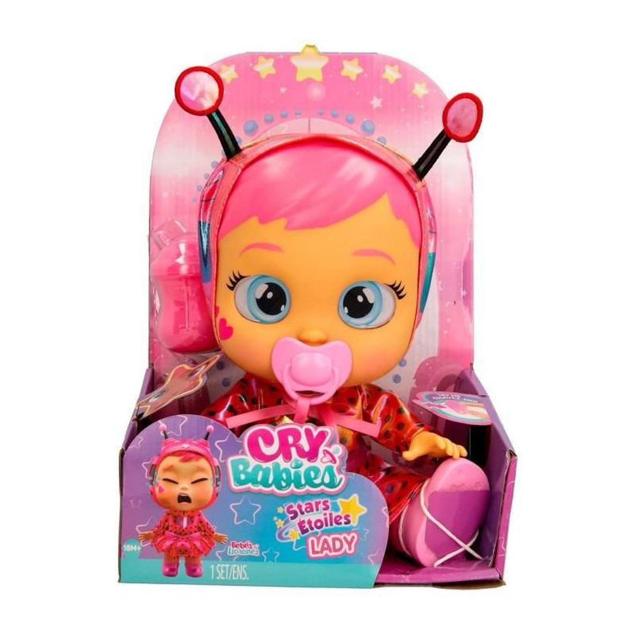 Voir la diapositive 2 : IMC Toys Poupon Cry Babies Stars - Lady