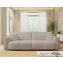 Voir la diapositive 1 : BEST MOBILIER Nicole - canapé droit 4 places convertible avec coffre en tissu