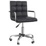 Voir la diapositive 1 : HOMCOM HOMCOM Chaise de bureau fauteuil manager pivotant hauteur réglable revêtement synthétique capitonné noir