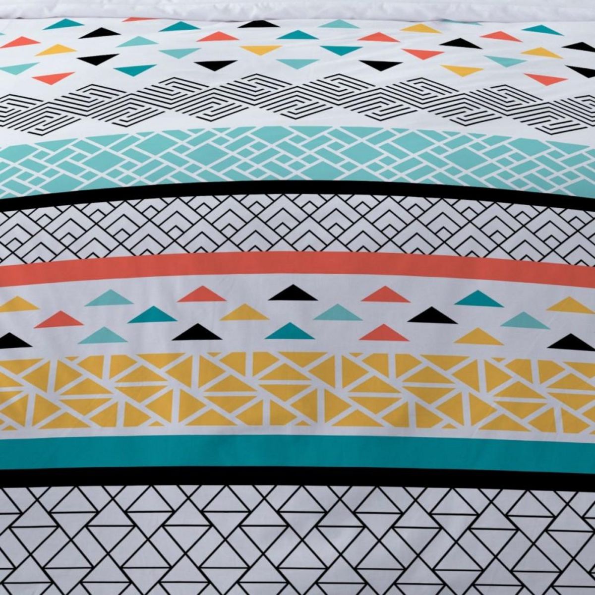 Dourev Housse de couette 240x220 LOU + 2 taies 100% coton