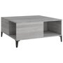 Voir la diapositive 2 : VIDAXL Table basse sonoma gris 80x80x36,5 cm bois d'ingenierie
