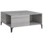 Voir la diapositive 2 : VIDAXL Table basse sonoma gris 80x80x36,5 cm bois d'ingenierie