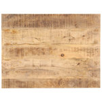VIDAXL Dessus de table Bois de manguier solide 25-27 mm 90x60 cm