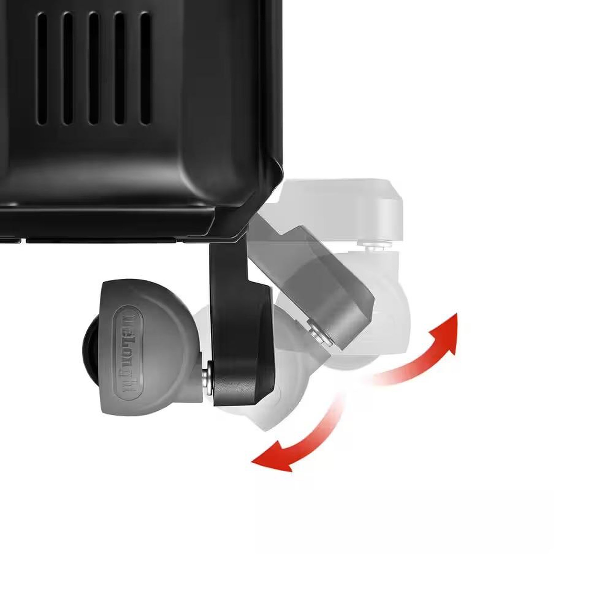 Voir la diapositive 2 : DELONGHI Radiateur à bain d'huile 1500w noir - V550715.BG