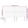 Voir la diapositive 6 : VIDAXL Tete de lit a LED Creme 200x5x118/128 cm Tissu