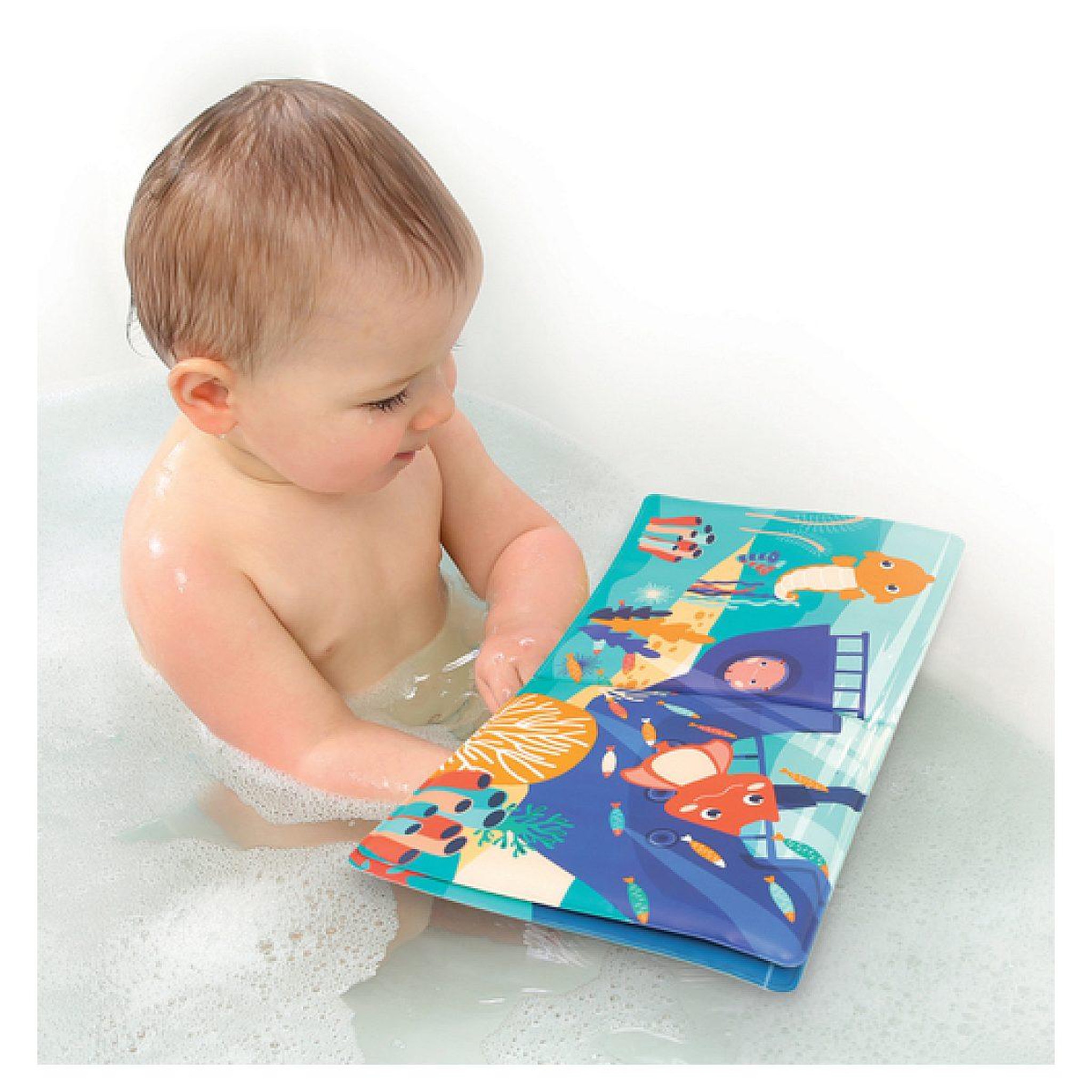 Voir la diapositive 4 : LUDI Livre de bain avec 5 marionnettes