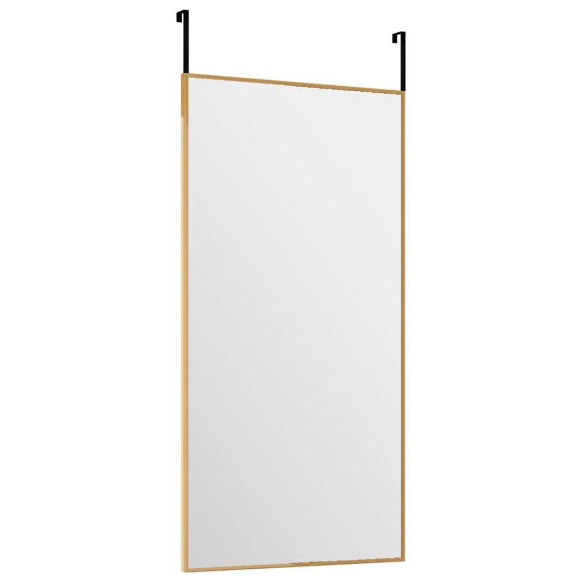 VIDAXL Miroir de porte Dore 30x60 cm Verre et aluminium