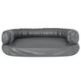 Voir la diapositive 4 : VIDAXL Lit pour chien ergonomique Mousse Gris 75x53 cm Similicuir