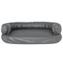 Voir la diapositive 4 : VIDAXL Lit pour chien ergonomique Mousse Gris 75x53 cm Similicuir