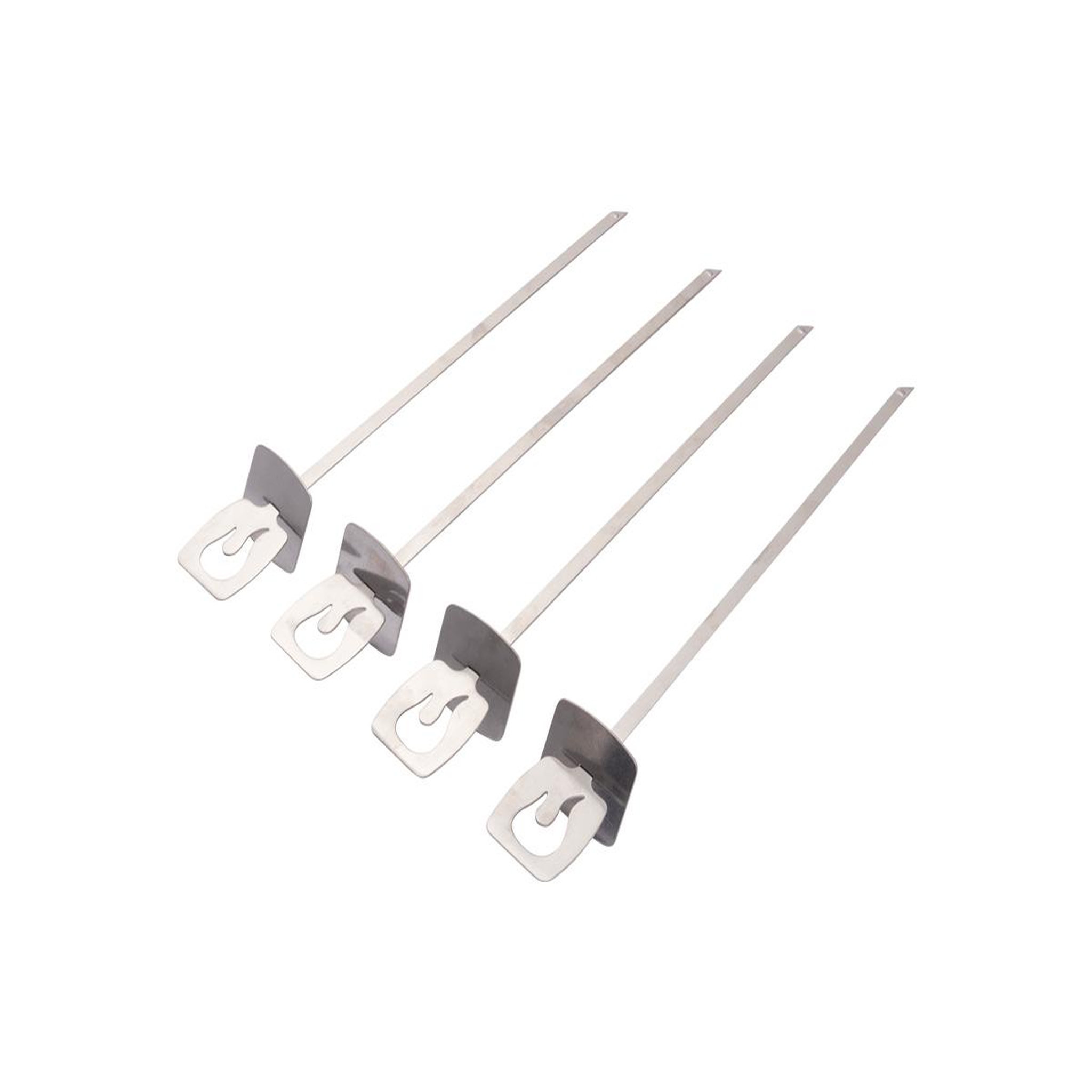 CHAR-BROIL Lot de 4 brochettes en inox grill+® - char-broil