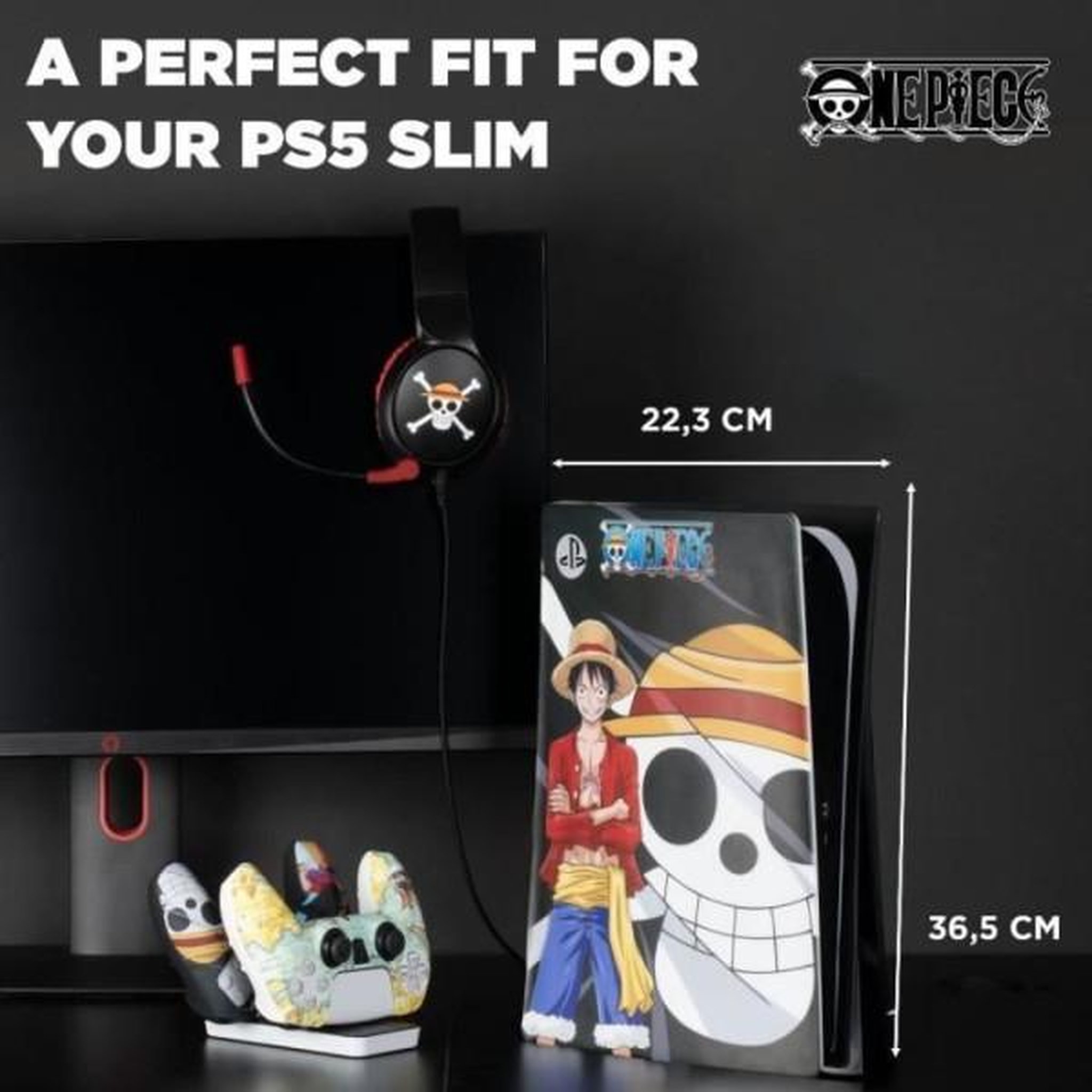 Voir la diapositive 6 : Konix Silicone Cover Pour Playstation 5 Slim - One Piece-Accessoire-PS5