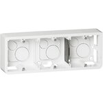 Legrand Mosaic S cadre 6 a 8 modules horizontal 40mmm