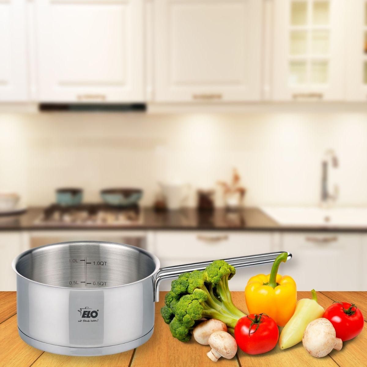 ELO Casserole en inox 16 cm capacité 1,3 litres Elo Citrin