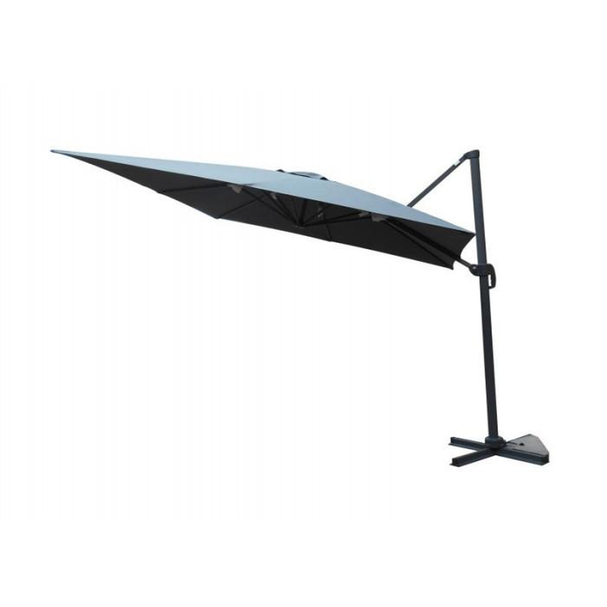 Voir la diapositive 1 : Paris Prix Parasol Déporté avec  Housse  300cm Gris