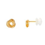 L'ATELIER D'AZUR Boucles d'Oreilles Or Jaune - Motif Noeud
