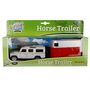 Voir la diapositive 2 : GLOB KIDS Kids Globe Die-cast Land Rover with Horse Trailer 1:32