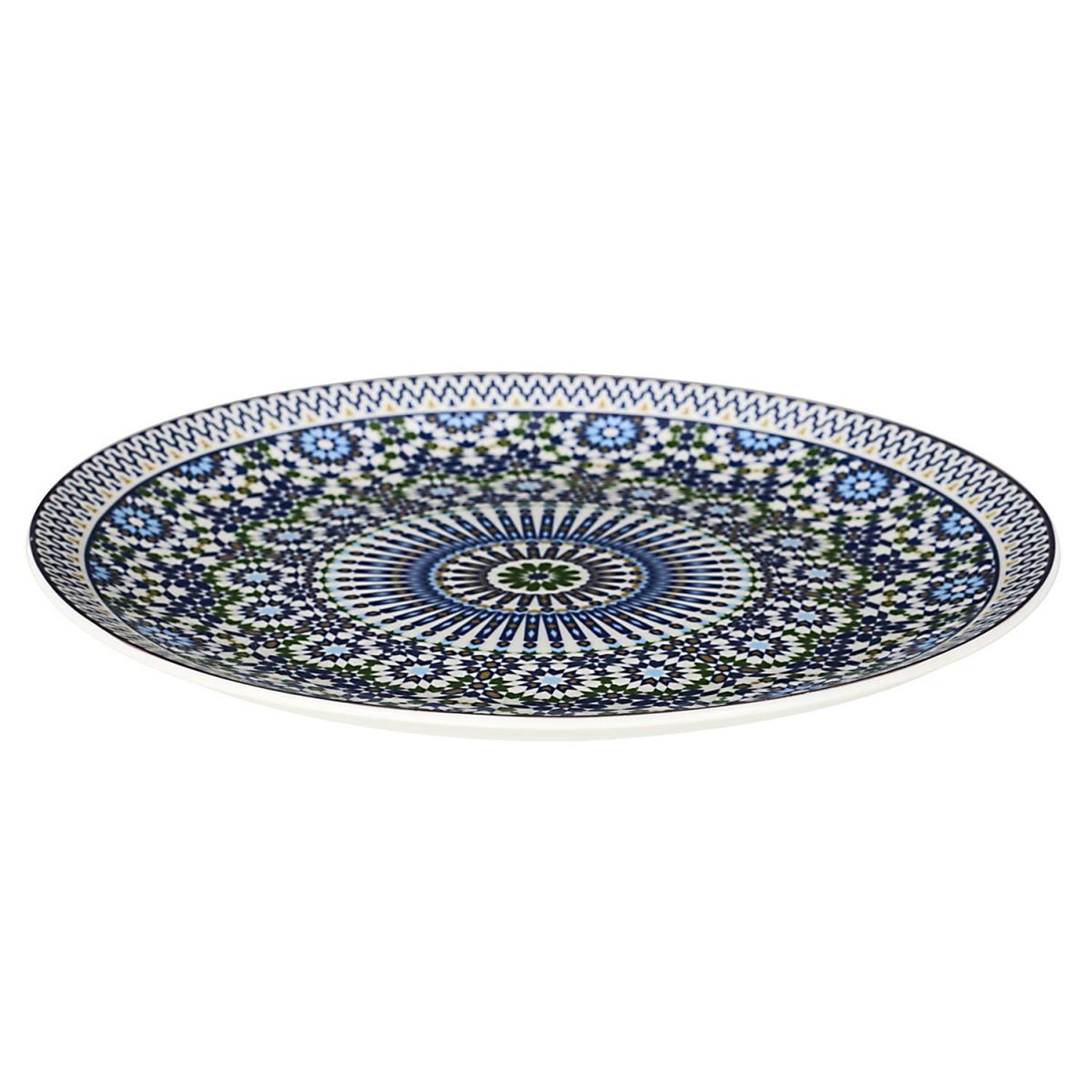 Voir la diapositive 2 : The Home Deco Factory Lot de 6 assiettes plates  sana  26cm multicolore