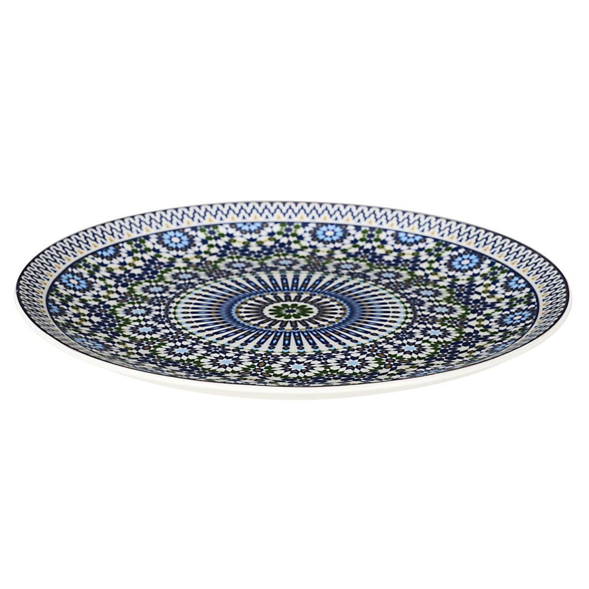 Paris Prix Lot de 6 Assiettes Plates  Sana  26cm Multicolore