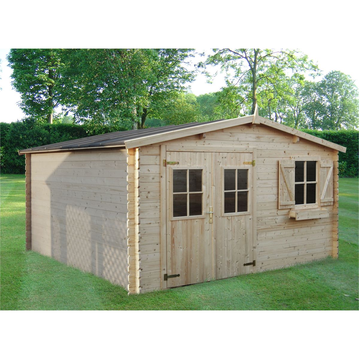 Abri de jardin LULEA 10.10m²