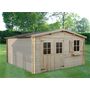 Voir la diapositive 2 : Abri de jardin LULEA 10.10m²