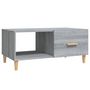 Voir la diapositive 2 : VIDAXL Table basse sonoma gris 89,5x50x40 cm bois d'ingenierie