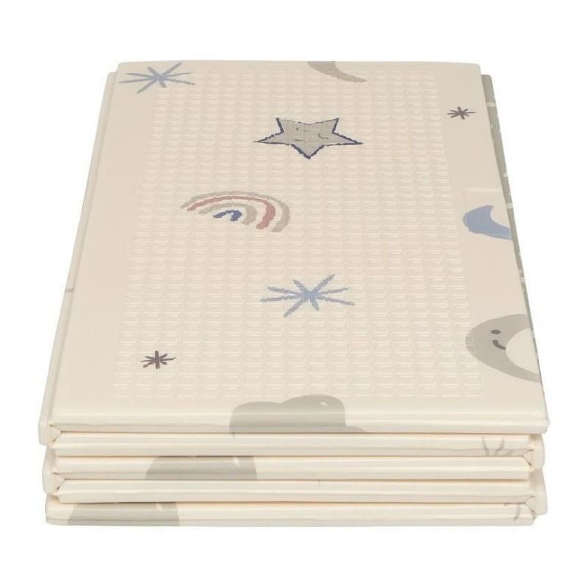 NUBY Tapis d'Éveil Réversible - NUBY - 200 x 150 x 1 cm - Arc-en-Ciel