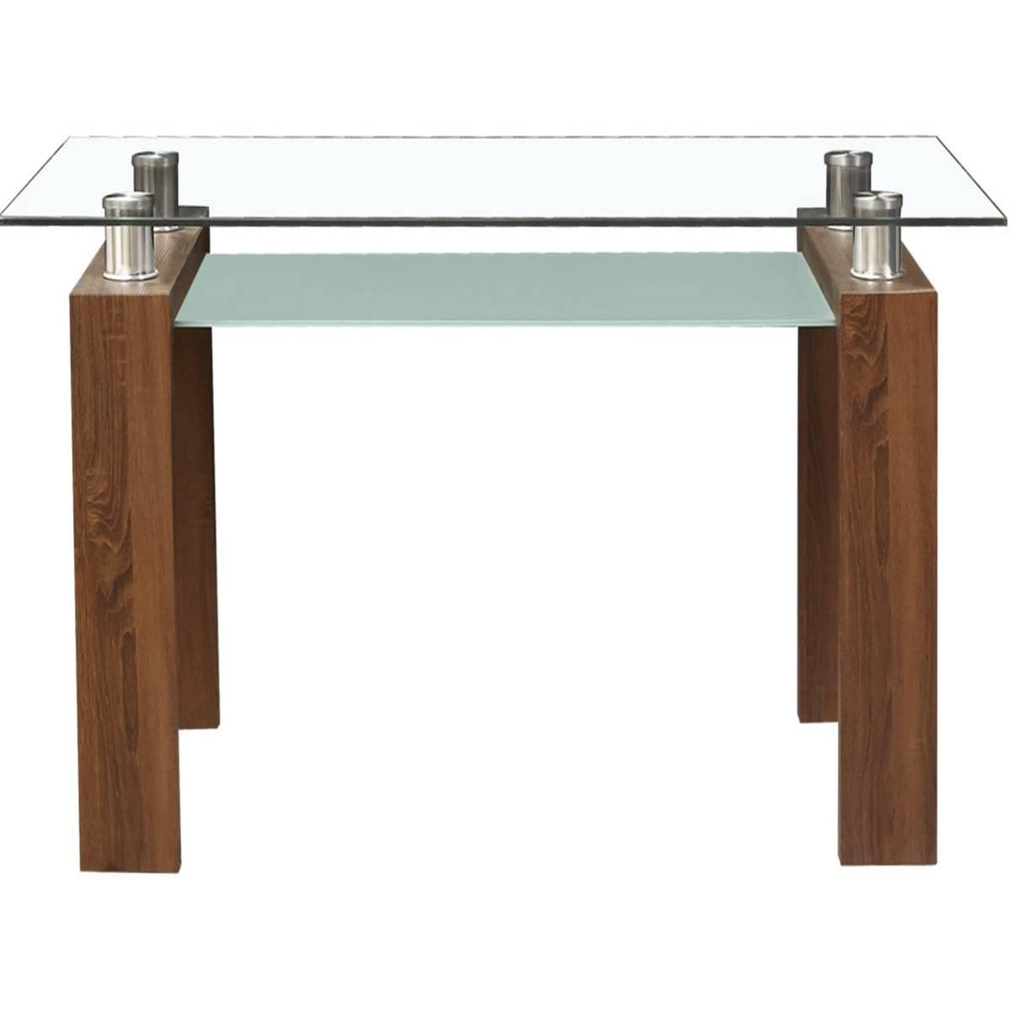 Voir la diapositive 3 : Habitat et Jardin Table repas  Eva  - 150 x 80 x 75 cm - Marron