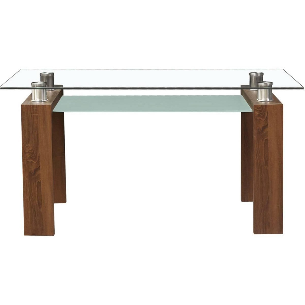 Habitat et Jardin Table repas  Eva  - 150 x 80 x 75 cm - Marron