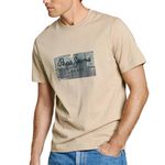 Pepe Jeans T shirt Marron Clair Homme Pepe jeans Connor. Coloris disponibles : Beige