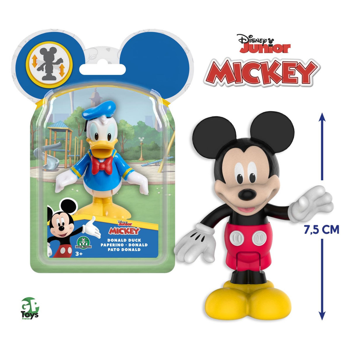 GP TOYS Mickey - Blister 1 Figurine Articulée 7,5 cm