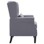 Voir la diapositive 4 : VIDAXL Fauteuil gris fonce tissu