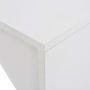 Voir la diapositive 4 : VIDAXL Table de bar avec armoire Blanc 115x59x200 cm