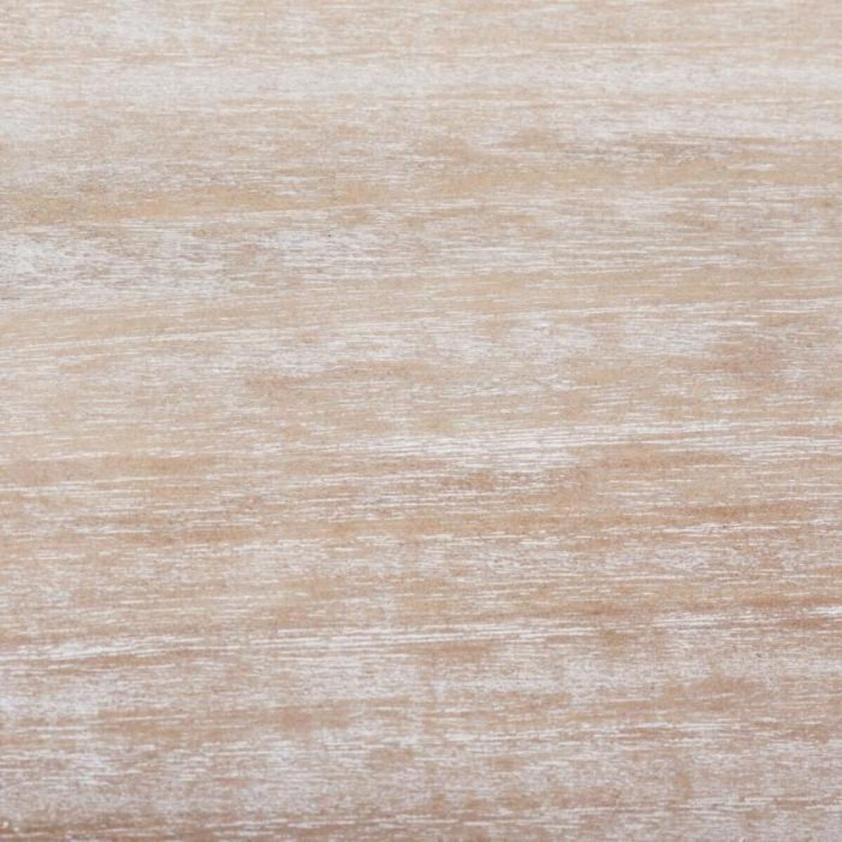 ATMOSPHERA Console Chrysa - 2 tiroirs - Blanc et Bois