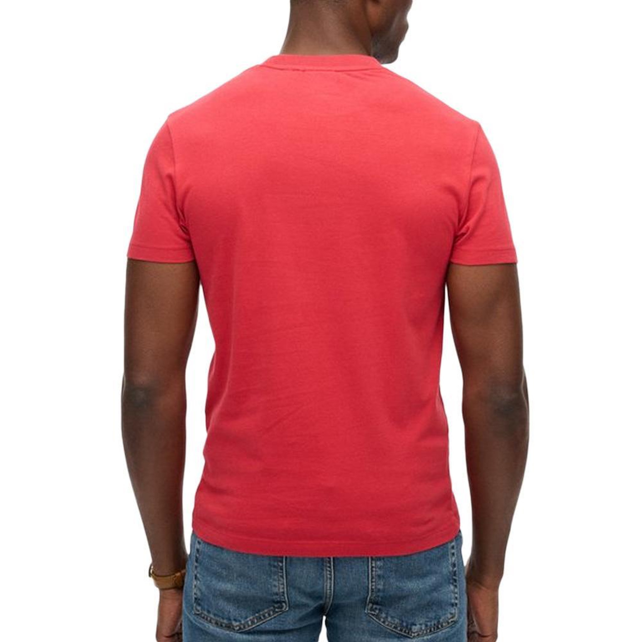 Voir la diapositive 2 : SUPERDRY T-Shirt Rouge Homme Superdry Essentials