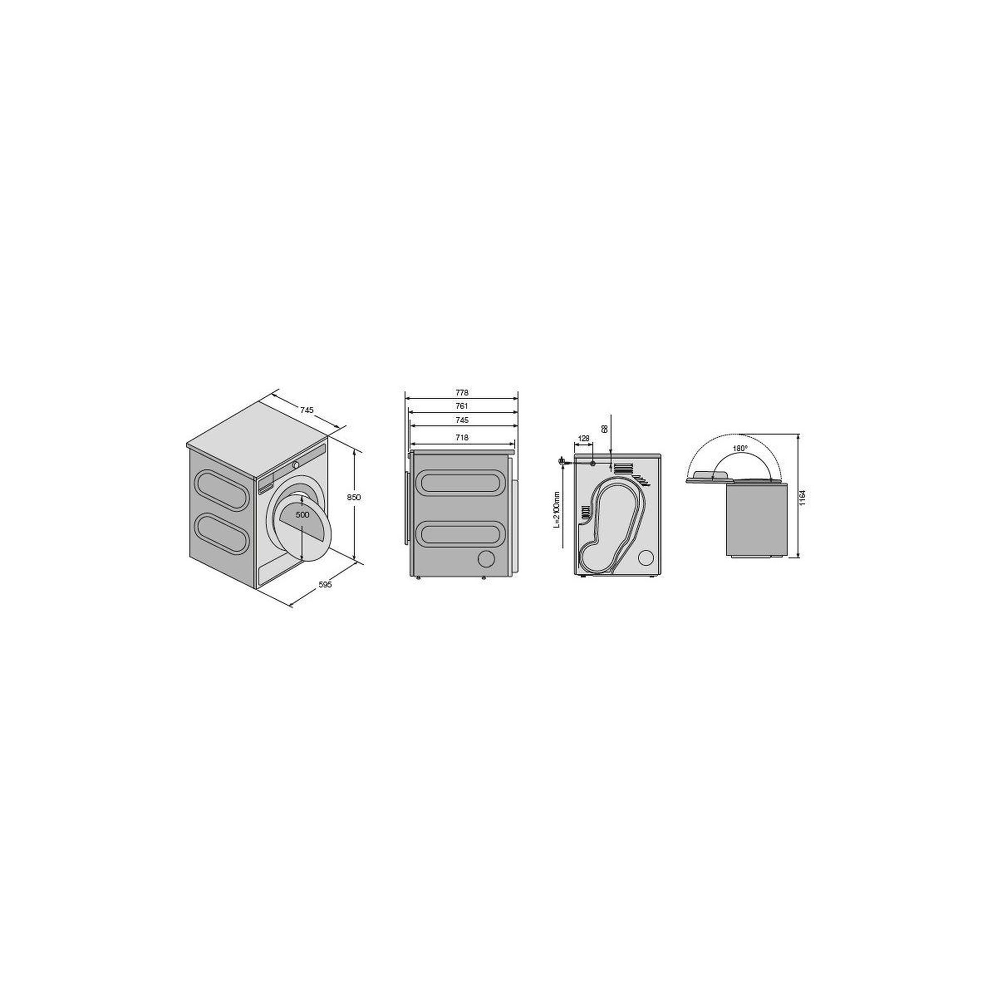Voir la diapositive 5 : ASKO Sèche linge pompe à chaleur T711HUXLW 11kg - Capacité géante XXL & Ultra-silencieux & Connecté