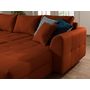 Voir la diapositive 5 : LISA DESIGN Rune - canapé panoramique avec pouf d'appoint - 7 places - style scandinave - gauche