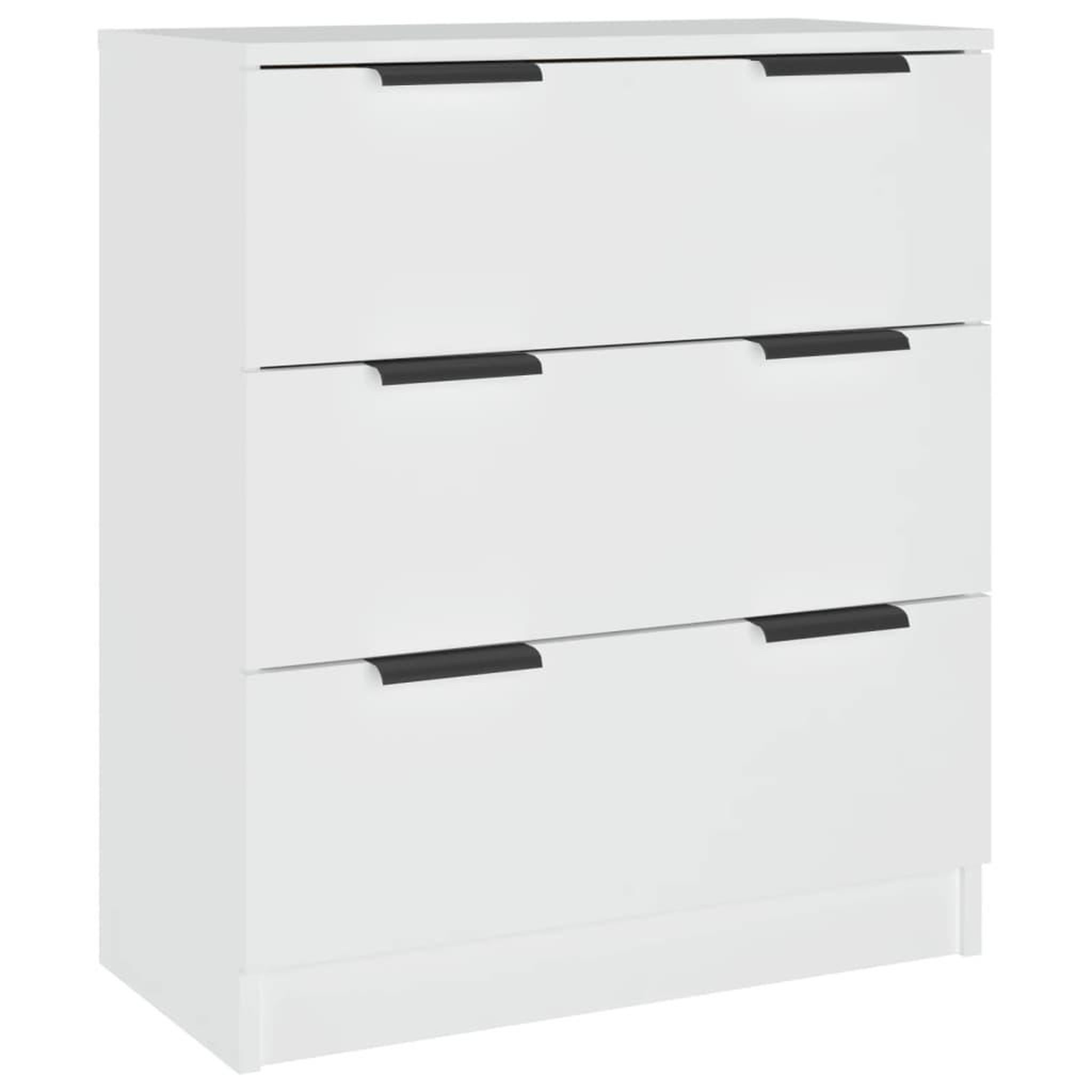 Voir la diapositive 2 : VIDAXL Buffet Blanc 60x30x70 cm Bois d'ingenierie