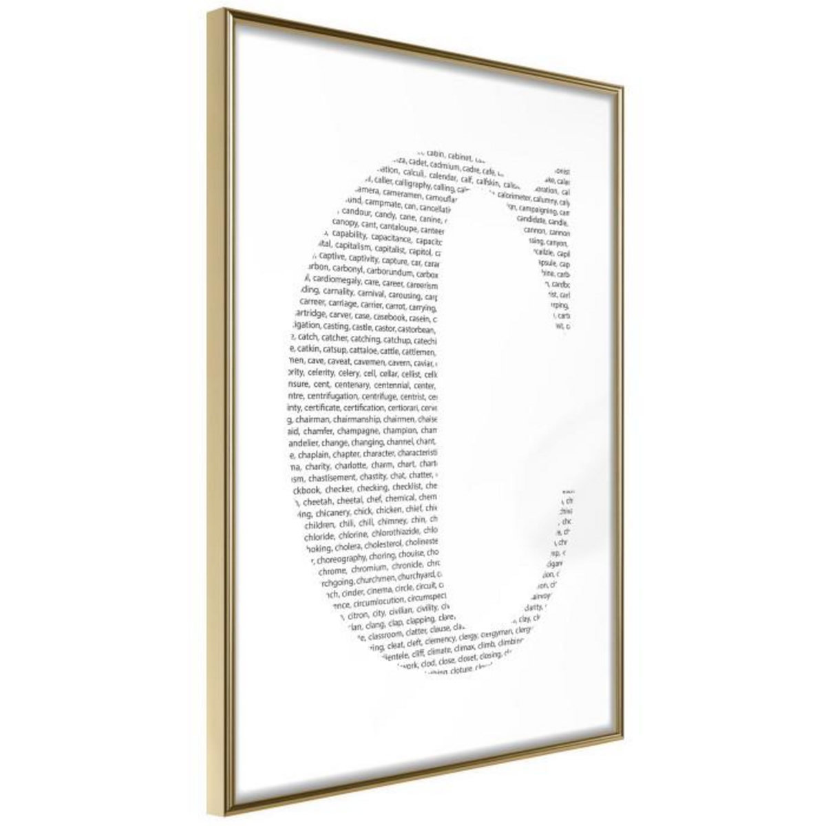 Paris Prix Affiche Murale Encadrée  Capital C