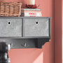Voir la diapositive 4 : SOBUY SoBuy - Patère Murale avec 5 crochets et 3 paniers - Fonctionnel - FRG282