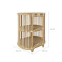 Voir la diapositive 4 : MAISON PAVANE Table d'appoint 2 étagères en rotin naturel-Marthe